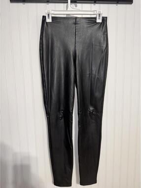 Express Black Faux Leather Leggings Size S